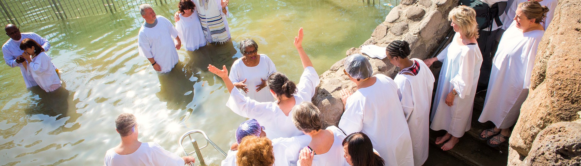 Group at the Jordan River