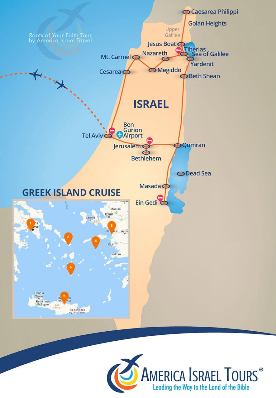 cruise greek islands and israel